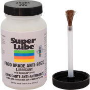 Super Lube 8 oz Food Grade Anti-Seize Lubricant with Syncolon, PTFE, White, Bottle - Pkg Qty 6