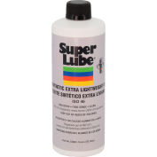 Super Lube Synthetic Extra Lightweight Oil, Bouteille de 1 Pts, ISO 46, Clear, qté par paquet : 12
