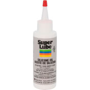 Huile de silicone Super Lube, 100 cSt, bouteille de 4 oz, transparente, qté par paquet : 6
