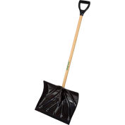Union Tools® 1627400 18 » Poly Combo Snow Shovel W/ Wood D-Grip Handle