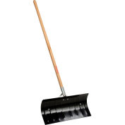 TrueTemper® 1644300 24 » Steel Blade Snow Pusher Shovel W/ Handle bois droit