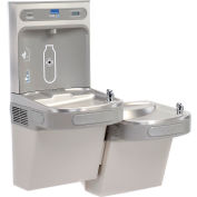 ELKAY EZSTL8WSVRLK EZH20 bouteille d’eau à deux niveaux station-service, 8 gal/h, gris clair, VR barboteur