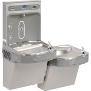 Elkay LZSTL8WSLK Water Refilling Station, Bi-Level Reversible, W/Filter, Light Gray