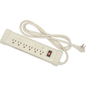Surge Protected Power Strip, 6 Outlets, 15A, 1010 Joules, 6' Cord