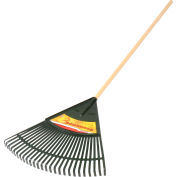 True Temper® Greensweeper Plastic Lawn & Leaf Rake, 24" Blade