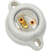 Douille de lampe à incandescence Leviton 9878, sans clé, porcelaine, base moyenne, 660 W, qté par paquet : 2