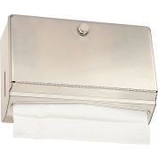 Bobrick® ClassicSeries® Horizontal Folded Paper Towel Dispenser, Stainless Steel