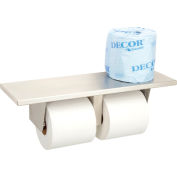 Bobrick® Surface-Mounted Multi Roll Tissue Dispenser w/ Shelf - B2840