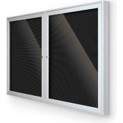 Balt® lettre jointe intérieure Conseil Conseil Cabinet avec 2 charnières portes W 60" x 36" H Silver