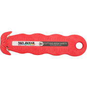 Couteau à lame rétractable Klever Kutter San Jamar KK403, Red, NSF, paquet de 3