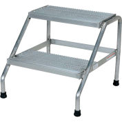 Aluminum Step Stand - 2 Step - Welded - SSA-2