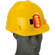 Lampe de securite casque, ERB sécurité 10031 - rouge
