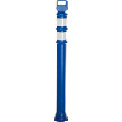 45" Blue Ez Grab Delineator Post W/2ea 3" Hi Reflective