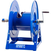 Competitor Hand Crank Hose Reel: 1" I.D., 100' Hose Cap., Less Hose, 3000 PSI