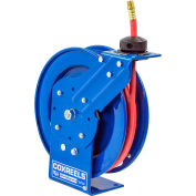 Coxreels P-LP-150 1/4"x50' 300 PSI Spring Retractable Low Pressure Steel Hose Reel