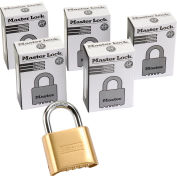 Cadenas à combinaison REARMABLE Master Lock® no. 175 bas, qté par paquet : 6