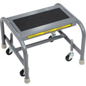 1 Step Mobile Steel Step Stand w/ Solide Anti-Slip Top Step - WLSR001163-WM