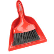 Libman Commercial Dust Pan With Whisk Broom - Red - 906 - Pkg Qty 6