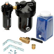 Arrow Economy StageAir 1 Qt. Desiccant Dryer D7612, Zinc & Aluminum Bowl, 1/2" NPT, 200 PSI