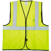 Veste Standard De mesh de valeur OccuNomix, classe 2, Hi-Vis Yellow, L/XL, ECO-GC-YL/XL