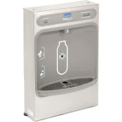Elkay EZH2O Stainless Steel Water Bottle Refilling Station w/ Filter, Surface Mount