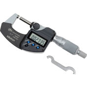 Micromètre numérique IP65 Mitutoyo 293-340-30 Digimatic de 0-1 po/25,4 mm de mesurage rapide, dé à cliquets d’arrêt