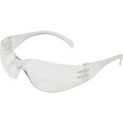 Intruder™ Safety Glasses Clear Lens , Clear Frame - Pkg Qty 12