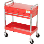 Sunex Tools 8013A 30" Red Tool Cart W/ Locking Top & Drawer