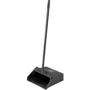 Carlisle Duo-Pan Upright Dustpan w/Metal Handle, Black - 36141003-1