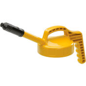 Huile couvercle de sécurité bec extensibles, jaune, 100309