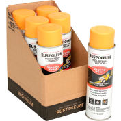 Rust-Oleum S1600 système inversé Striping Peinture aérosol, jaune, qté par paquet : 6