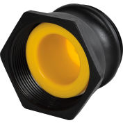 Global Industrial™ Polypropylène 2 » Femme NPT Pipe Thread x 2 » Partie A Camlock 'Stubby' Adaptateur