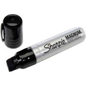 Sharpie® Magnum Permanent Marker, Extra Large Chisel, Black Ink, qté par paquet : 12