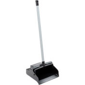Impact® Lobbymaster® Plastic Lobby Dust Pan - Black, 2600 - Pkg Qty 6