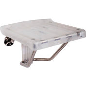 DreamLine™ Shower Seat SHST-01-PL Shower Seat, Plastic Shower Seat, 15"W, Clear