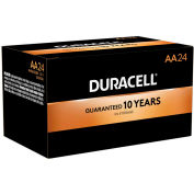 Duracell® Coppertop® AA Batteries W/ Duralock Power Preserve™, qté par paquet : 24