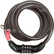 Master Lock® no 8143D câble antivol, 4' combinaison câble antivol, qté par paquet : 6