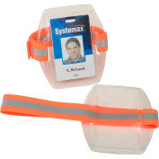 Ergodyne Squids® bras bande ID/Badge titulaire HV, Hi-Vis Orange, 19951