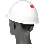 3M™ Hard Hat With UVicator, H-701R-UV, White, 4-Point Ratchet Suspension