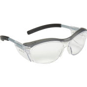 3M™ NUVO™ Reader Lunettes de sécurité, Lentille transparente, Monture grise, 1,5 Dioptrie