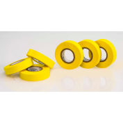 Bel-Art Write-On™ étiquette ruban 134810050, 15 verges x 1/2" W, 1 » Core, jaune, 6/PK