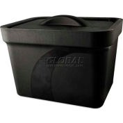 Bel-Art Magic Touch 2™ Ice Pan with Lid 168074102, 4.0 Liter, Black, 1/PK