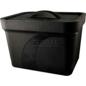 Bel-Art Magic Touch 2 Ice Pan with Lid 168074102, 4.0 Liter, Black, 1/PK