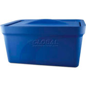 Bel-Art Magic Touch 2 Ice Pan with Lid 168079101, 9.0 Liter, Blue, 1/PK