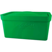 Bel-Art Magic Touch 2 Ice Pan with Lid 168079104, 9.0 Liter, Green, 1/PK