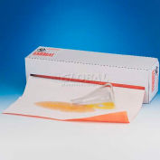 Bel-Art F24675-1000 Disposable Labmat Bench Liner Roll, 20" x 50 ft., Orange, Box of 1 Roll