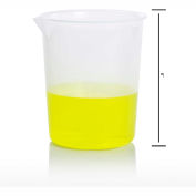 Bel-Art diplômé Griffin basse-forme gobelet 262160000, 1000ml de capacité, 200ml Graduation, claire, 3/PK