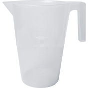Grand contenant gradué 289930000, capacité de 3000 ml, polypropylène, graduation 50 ml, transparent, 1/pqt