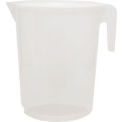Grand contenant gradué 289950000, capacité de 10000 ml, polypropylène, graduation 200 ml, transparent, 1/pqt