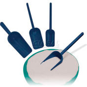 Bel-Art Sterileware® Sense-Able Individually Wrapped Sterile Scoops, 2oz, Blue, 100/PK